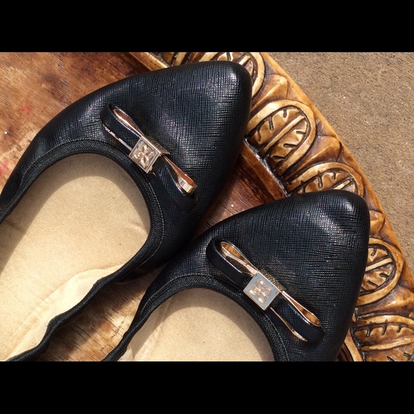 Butterfly Twist black flats🦋 - Picture 4 of 6